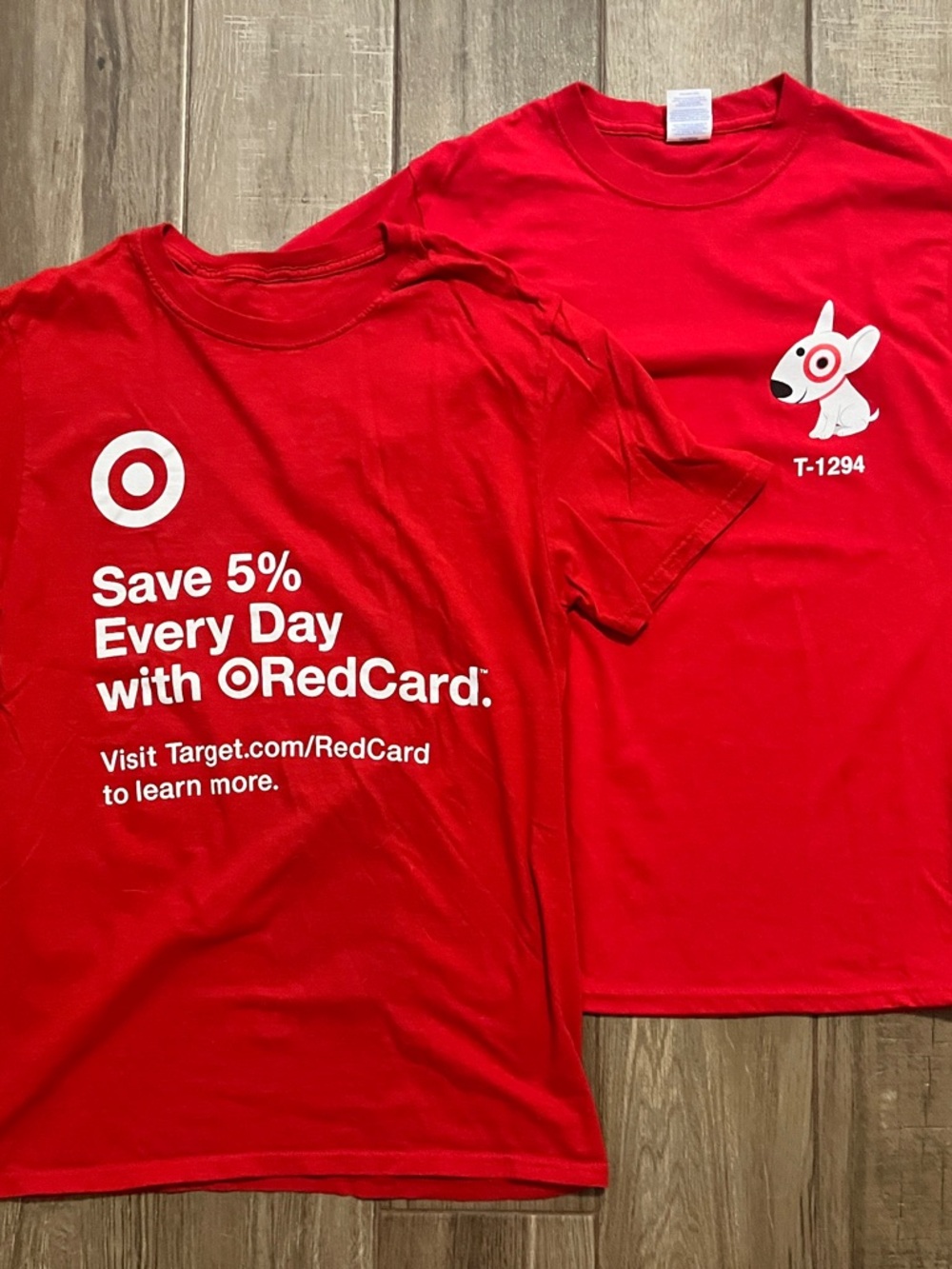 *2* Target Red RedCard Logo Graphic Tee